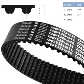 Fogasszíj 3M 144 Z=48 Optibelt