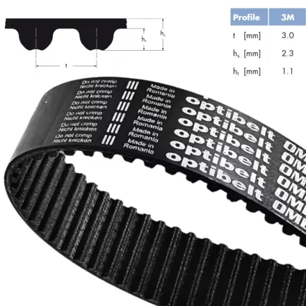Fogasszíj 3M 150 Z=50 Optibelt