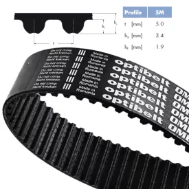 Fogasszíj 5M 180 Z=36 Optibelt