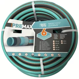 Locsolótömlő PREMAX 1/2" 20m 6 rétegű