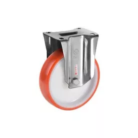 Poliuretán fix kerék 80mm 55Sh (60)