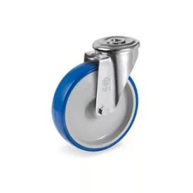 Poliuretán hátfuratos kerék 150mm 85Sh (61)