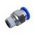 Push-In egyenes csatlakozó KM G3/8" 6mm