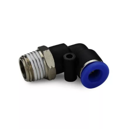 Push-In L-idom KM G1/4" 8mm Műanyag