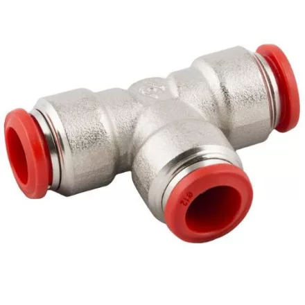Push-In T-idom toldó műanyag-réz 10mm