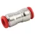 Push-In egyenes toldó műanyag-réz 4/4mm