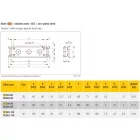 CEXU45120 2RS x-rail kocsi ROLLON