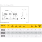 CEXU45120 2RS x-rail kocsi ROLLON