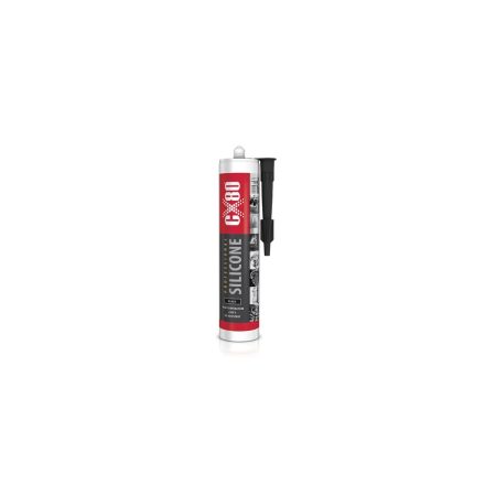 CX-80 Fekete szilikon tömítő, 310 ml